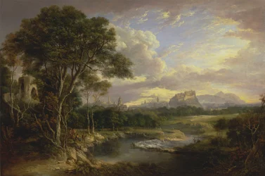 Utsikt over byen Edinburgh